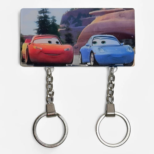 Conjunto de chaveiros de casal - Carros (2pc)
