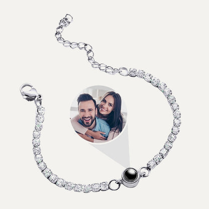 Pulseira com Foto 'Pedras do Amor'