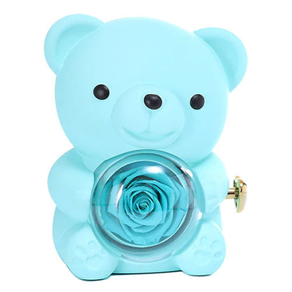 Urso Rotativo & Rosa Eterna (Somente Urso)