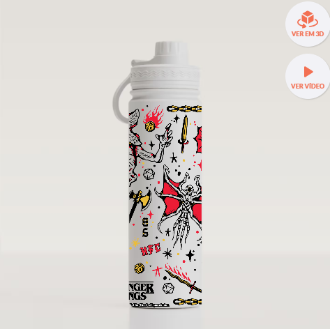Garrafa Térmica Fresh - Stranger Things - Devil