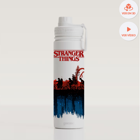 Garrafa Térmica Fresh - Stranger Things - Inverso