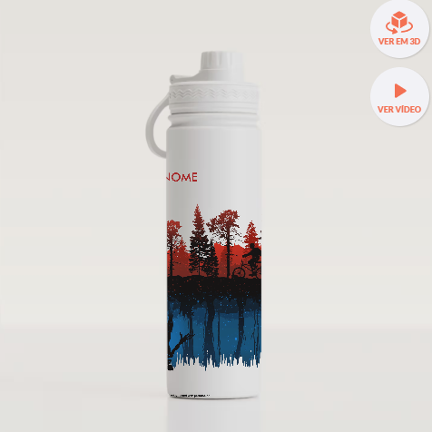 Garrafa Térmica Fresh - Stranger Things - Inverso