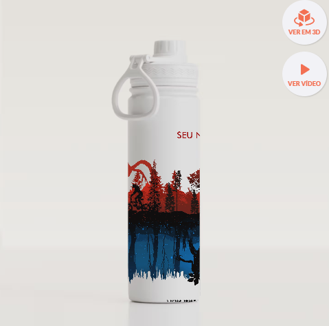 Garrafa Térmica Fresh - Stranger Things - Inverso