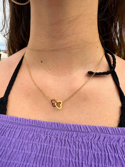 Caixa com Rosa Eterna & Colar Coração Personalizado