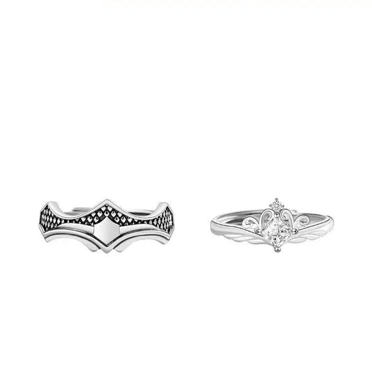 Juras Reais - Alianças de Prata 925 (Ajustável)