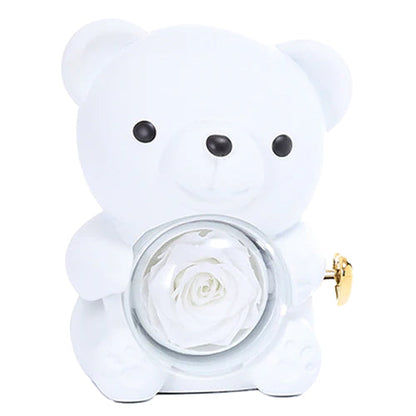 Urso Rotativo & Rosa Eterna (Somente Urso)