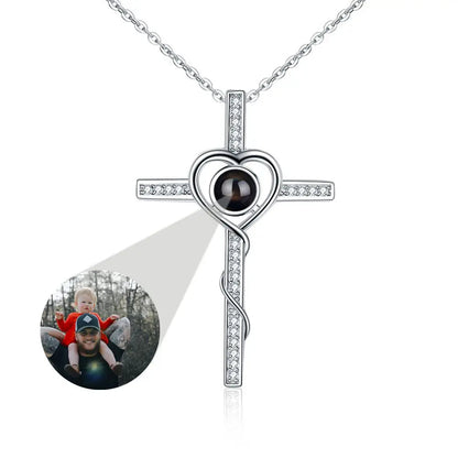 Colar Cruz do Amor | Personalizado com Foto