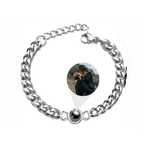 Pulseira Masculina com Foto